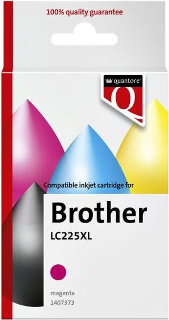 Quantore - Tintenpatronen-Alternative für LC225XL rot