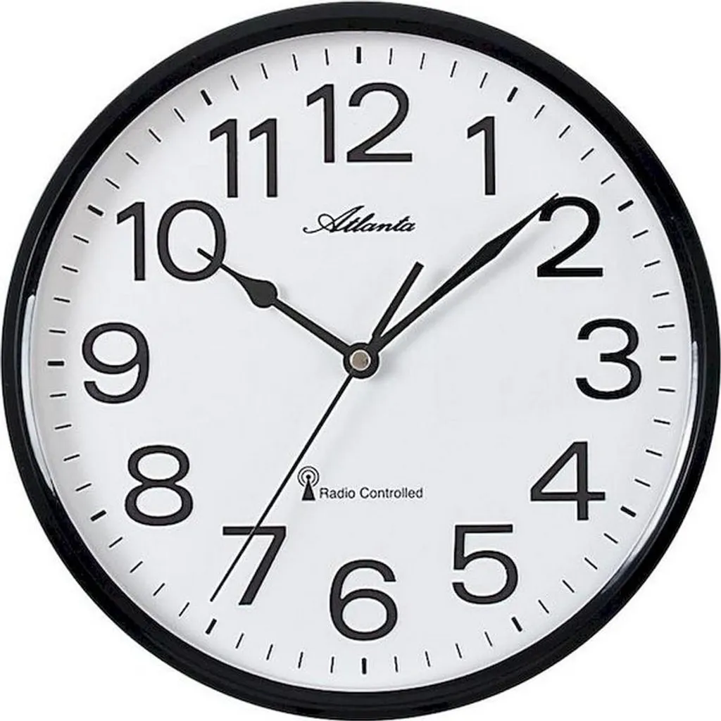 Horloge murale radiocommandée Atlanta 4378-7 : ne réglez plus jamais l'heure