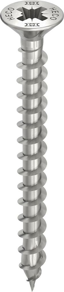 HECO-TOPIX-plus A2 6,0 x 80, Senkkopf, Pozi-Drive, VVG 100 Stk