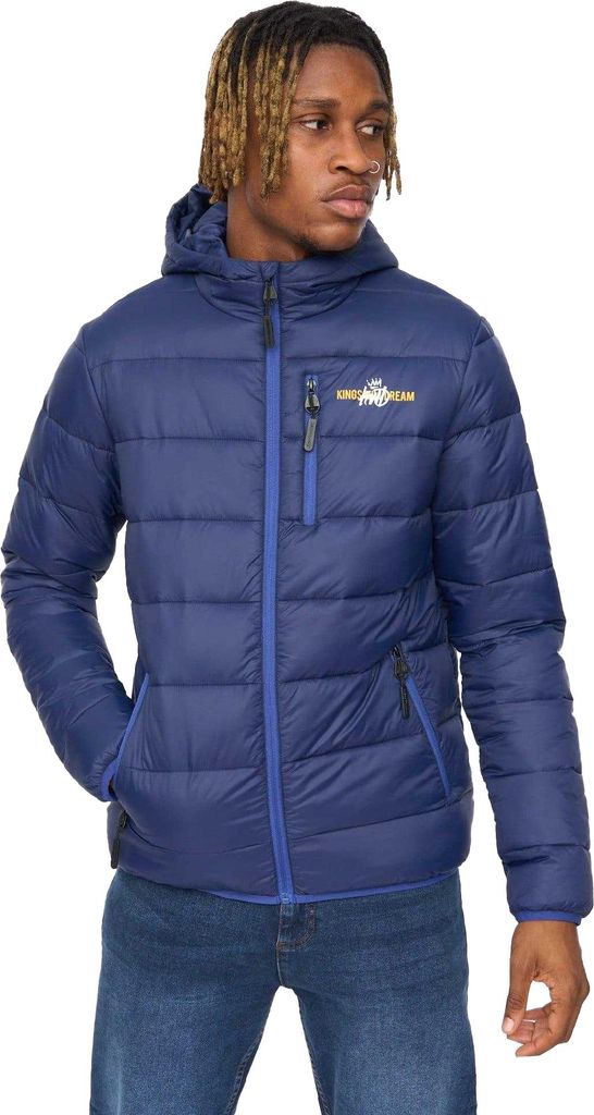 Kings Will Dream - "Barcana" Steppjacke für Herren GT11252 (S) (Blau)