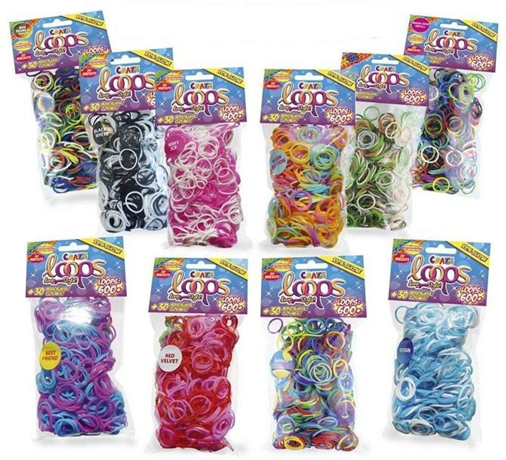 Náplň do silikonových kroužků Loops, balení 600 kusů, ve Obrázek produktu 