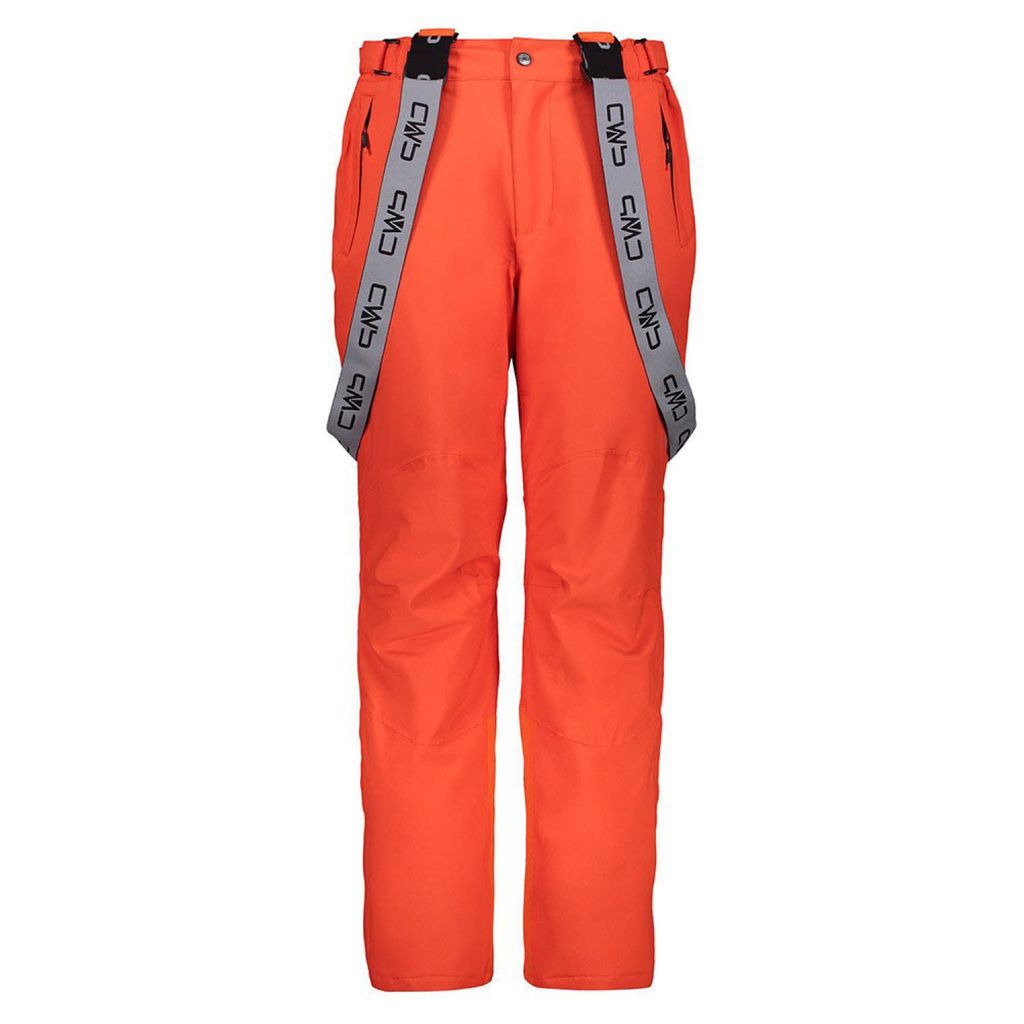 CMP 4-Wege Stretch Herren Skihose mit abnehmbaren Trägern orange 54
