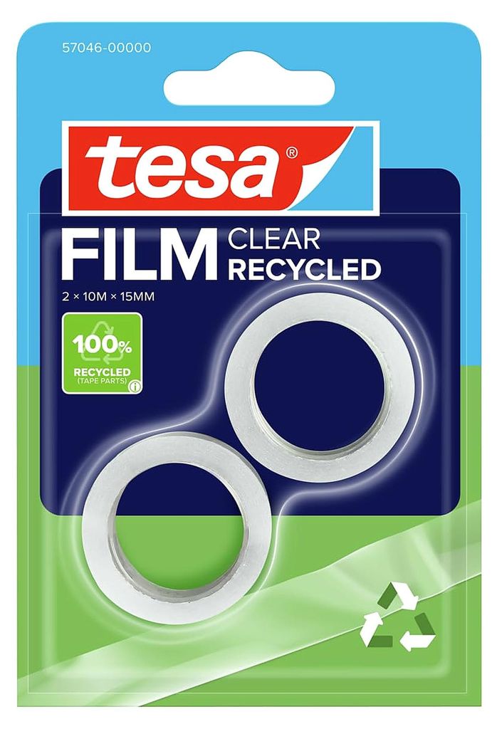 TESA 57046, 10 m, Transparent, 15 mm, 2 Stück(e) Produktbild 