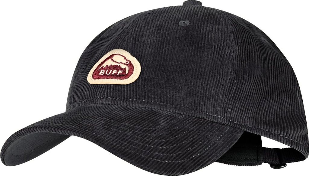 BUFF Baseball Cap für Herren und Damen, atmungsaktiv, mit Schweißband, aus Baumwolle, grau