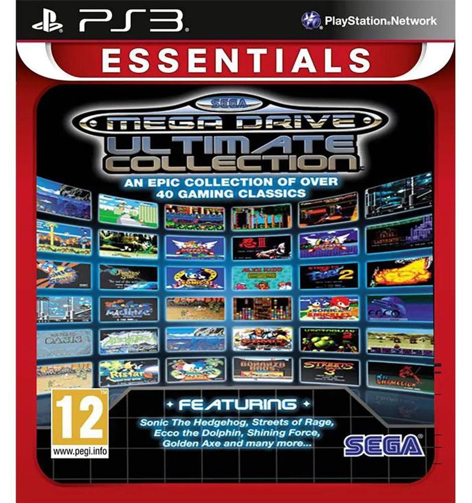 SEGA Mega Drive: Ultimate Collection- Essentials (PS3) (UK Produktbild 