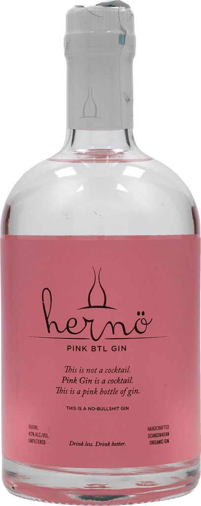Hernö Pink BTL Gin 42% Vol. 0,5 Ltr. Flasche
