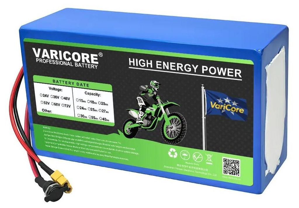 72V Lithium-Ionen-Akku - Batteriepacks für E-Scooter/E-Bike - 20Ah 21700-Zellen - Integriertes BMS - Inkl. 84V Ladegerät - DC-Ausgang