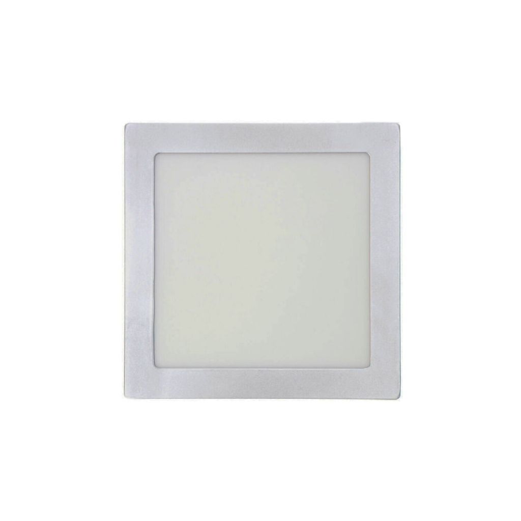 EDM 31593 Aluminium-Kunststoff-Deckenleuchte 20 W 22,5 x 22,5 x 4 cm (4000 K)