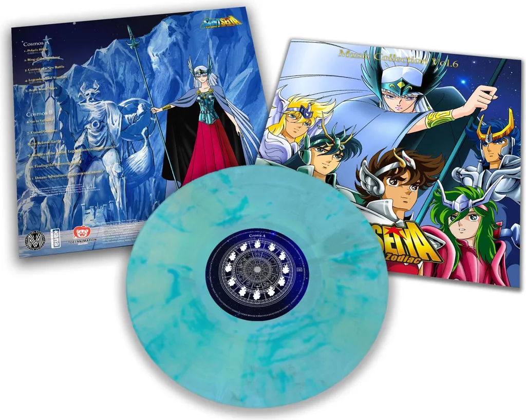 Musique Saint Seiya Vol 6 vinyle Plastoy pour platine de salon