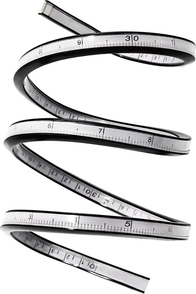 Règle flexible à mémoire de forme 90 cm ruban de courbe pour design