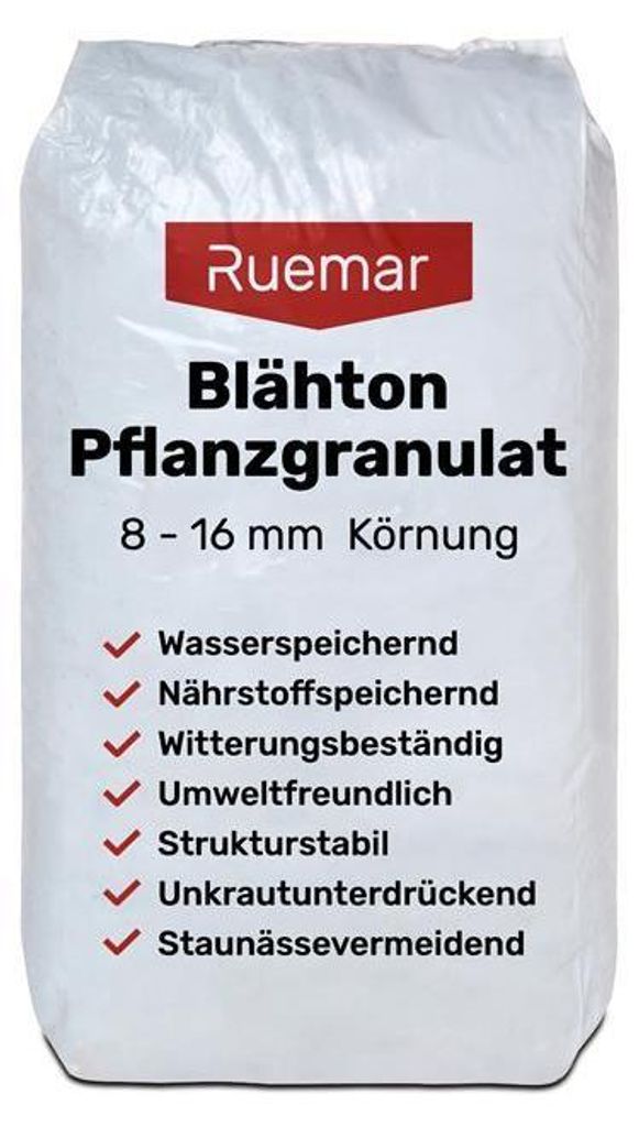 Blähton Tongranulat 4/16 mm 50 Liter für Hydrokultur und Produktbild 