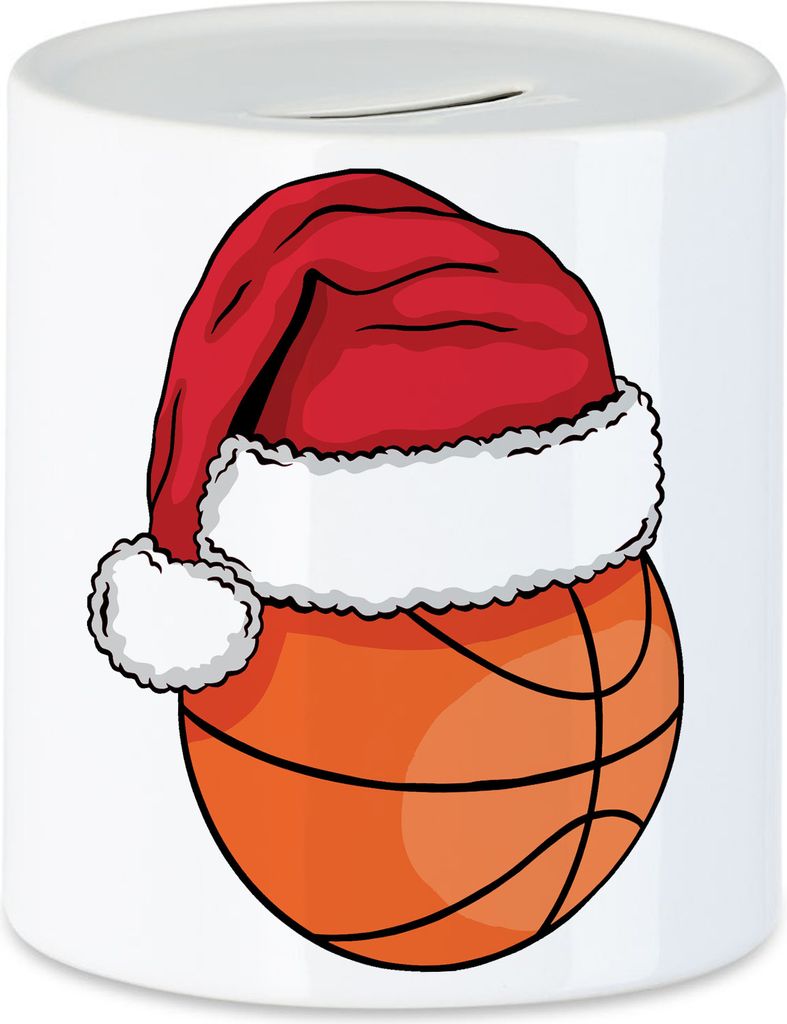Basketball Spardose Leben Mannschaft Spieler Teamsport Korb Basket Ballsport Jersey Team Weihnachten Frohes Fest