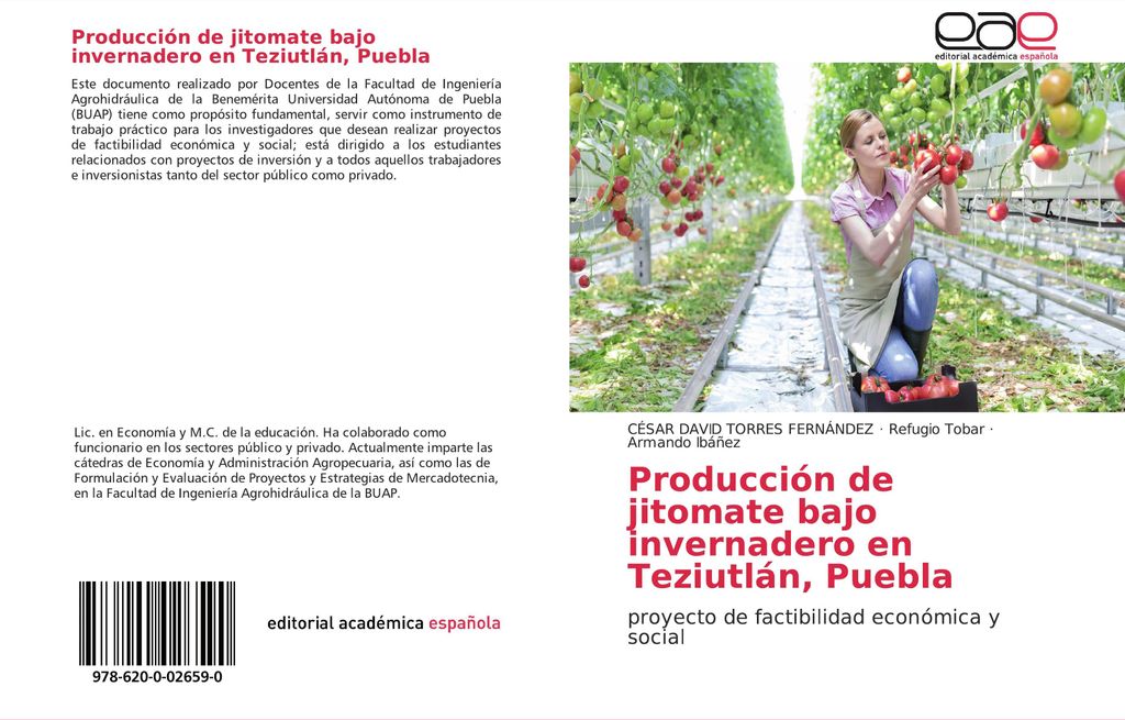 Producción de jitomate bajo invernadero en Teziutlán, Puebla