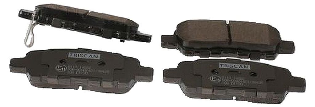 Bremsbelagsatz Scheiben 13,7 mm TRISCAN für u.a. NISSAN QASHQAI