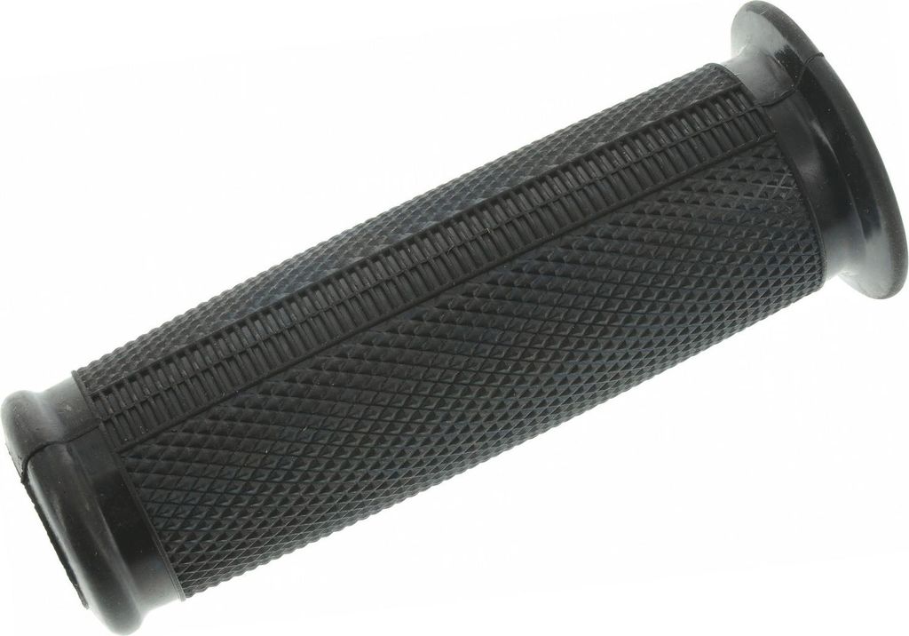 Simson Gummigriff, links - zum Schaltdrehgriff - schwarz - Ø26mm mit Bund, Seite offen - SR1, SR2, SR2E, KR50, SR4-1