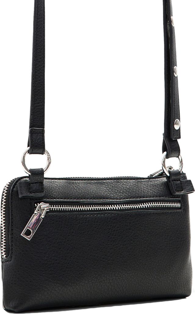 Desigual Phone Bag Handytasche Geldbörse Mone Half Logo 24 Lisa 24SAYP01, Farbe:Schwarz