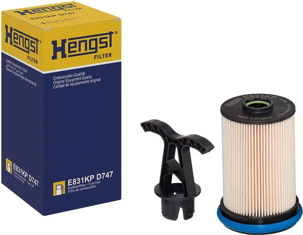 Filtre à carburant durable HENGST E831KP D747 à haute capacité de rétention