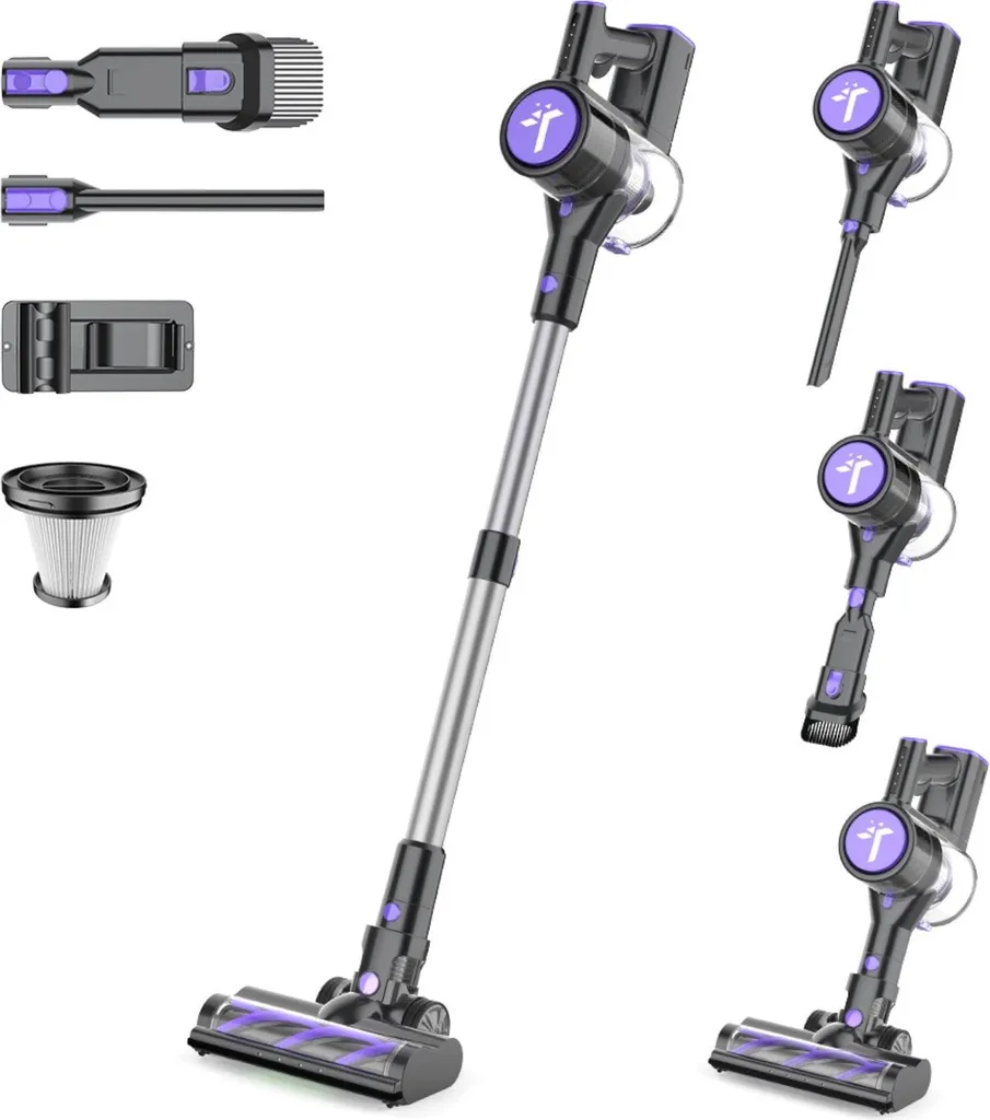 Aspirateur à main Teendow P11Pro sans fil 45KPA idéal pour voitures