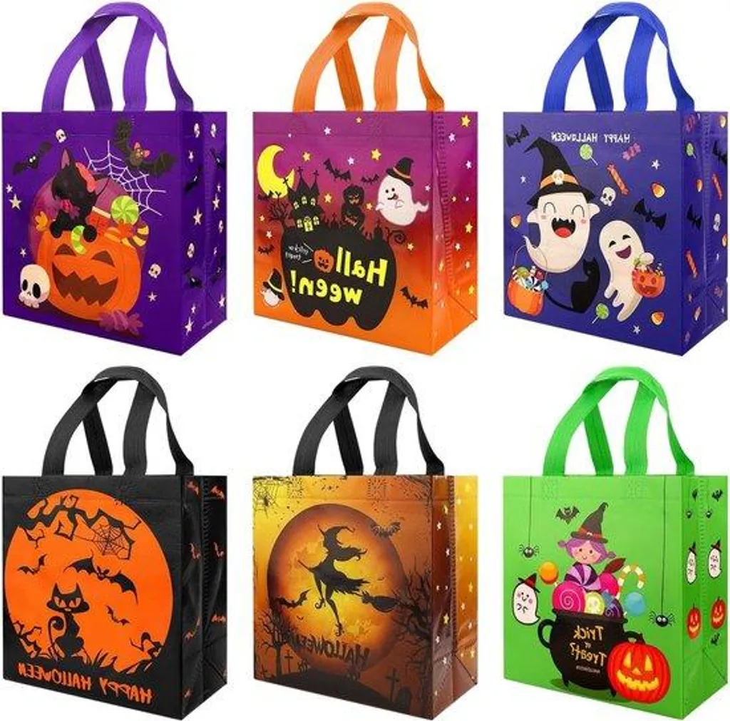 Sacs de bonbons Halloween pour récolte Trick or Treat en école et fête
