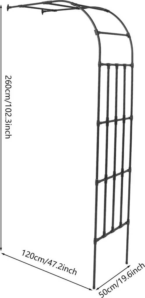 Treillis jardin métal robuste et résistant au design moderne 12x26m - 2