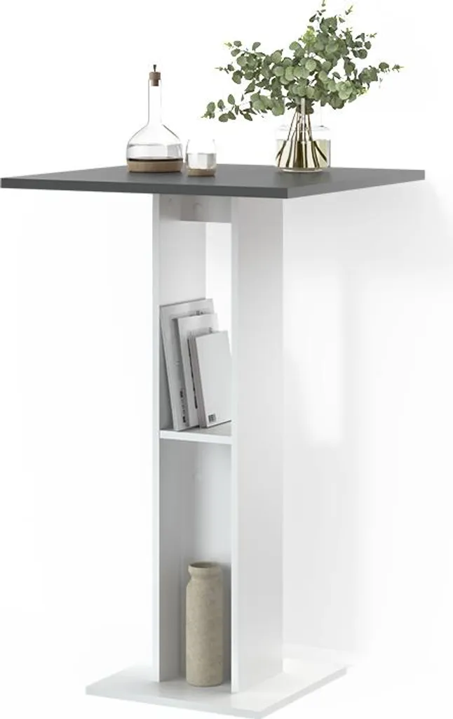 Petite table de bar stable Livinity Regusa 65x65cm pour cuisine étroite