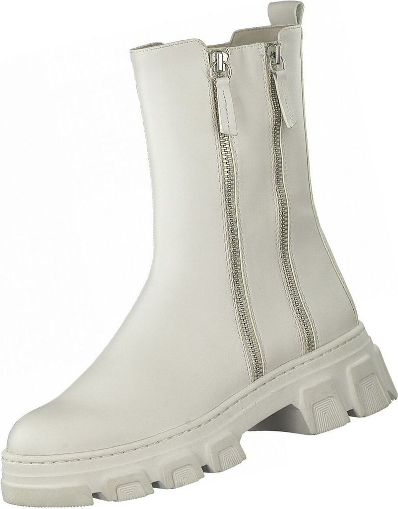 Tamaris Damenschuhe Stiefeletten Reißverschluss Stiefel Weiß Freizeit, Schuhgröße:40 EU