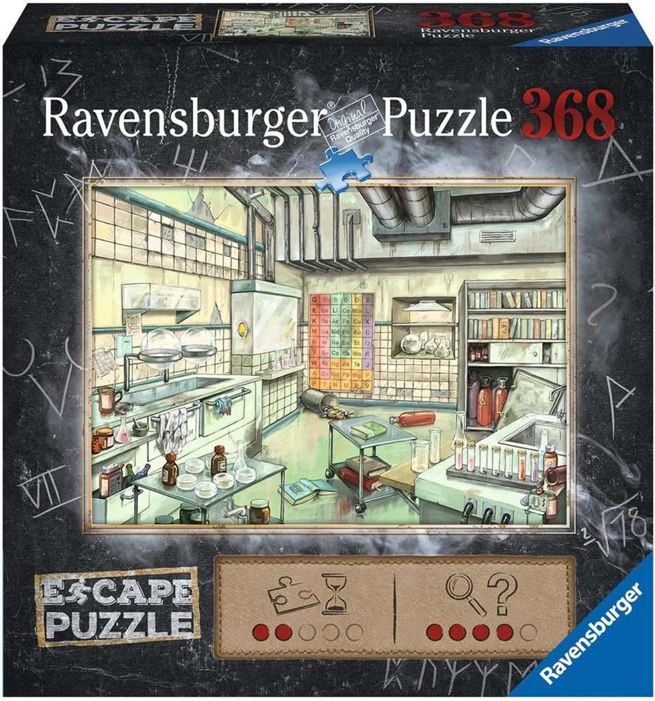 Ravensburger Escape Puzzle Chemielabor - Puzzle - 368 Teile