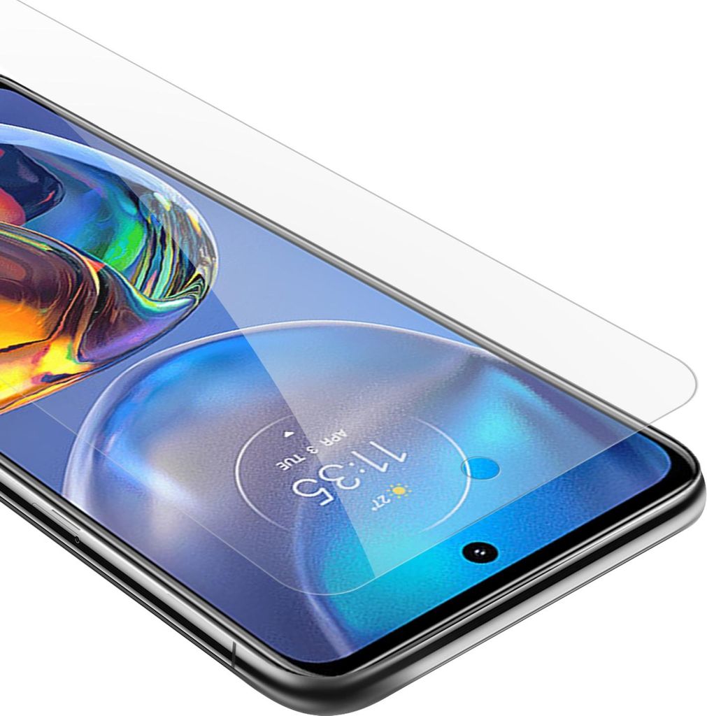Cadorabo Panzer Folie für Motorola MOTO E32 4G / E32S Schutzfolie in Transparent Gehärtetes Tempered Display-Schutzglas