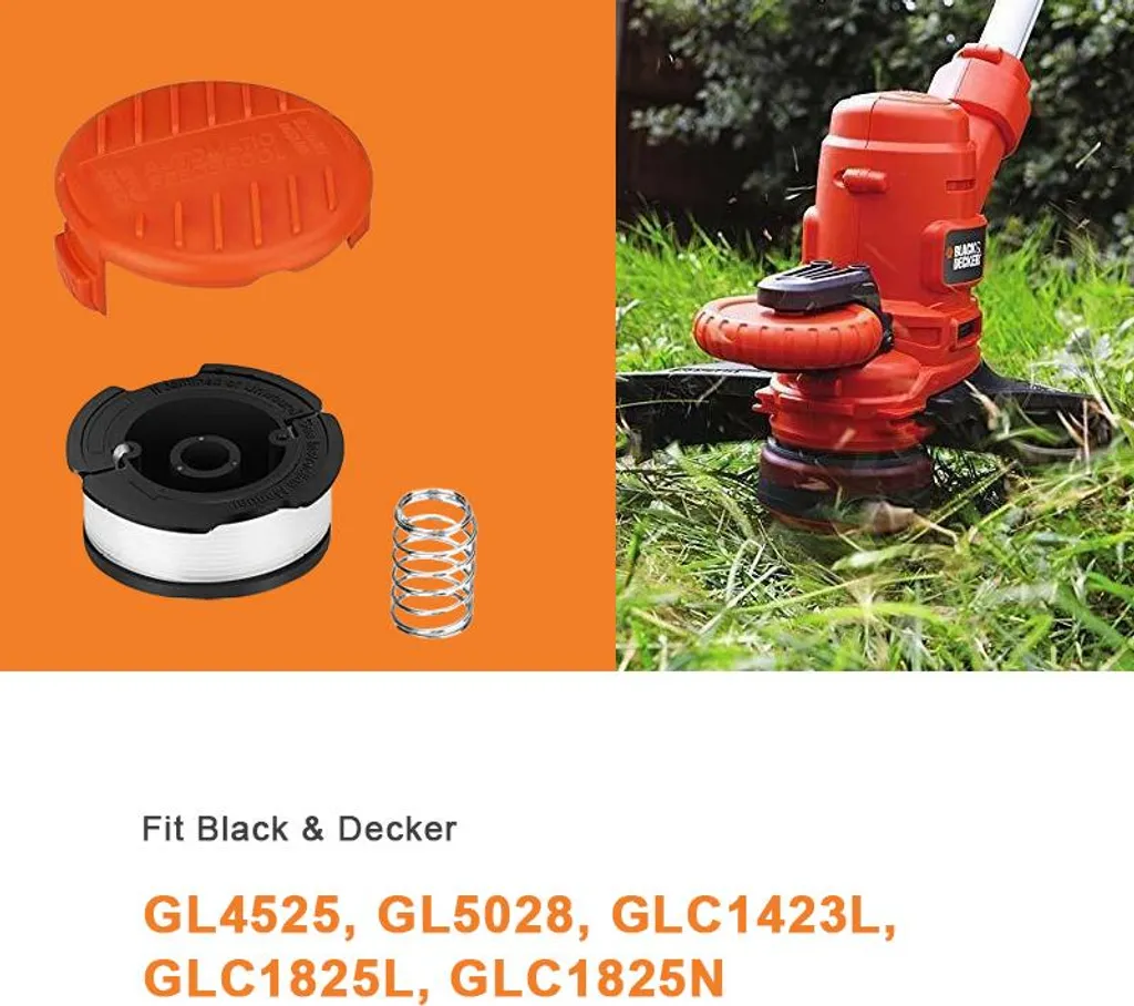 INF Bobine per tagliabordi Tagliaerba Black & Decker GL4525, GL5028, GLC1423L, GLC1825L