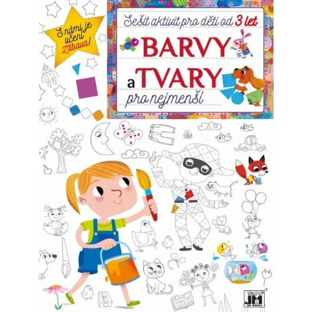 Livre éducatif premier âge pour apprendre les couleurs et les formes