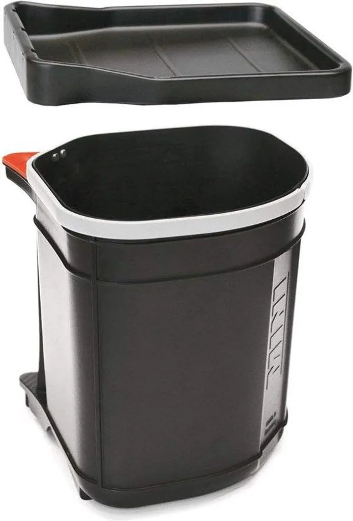 Mini-trieuse ergonomique 17,5 L - Rangement compact noir de qualité