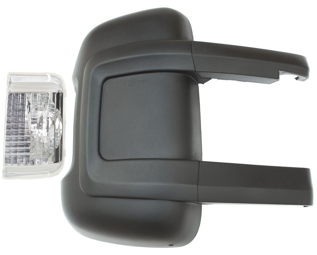 Fiat Ducato 2006- rechter Außenspiegel: Gehäuse + langer Arm + 2 weiße Blinker (Set)