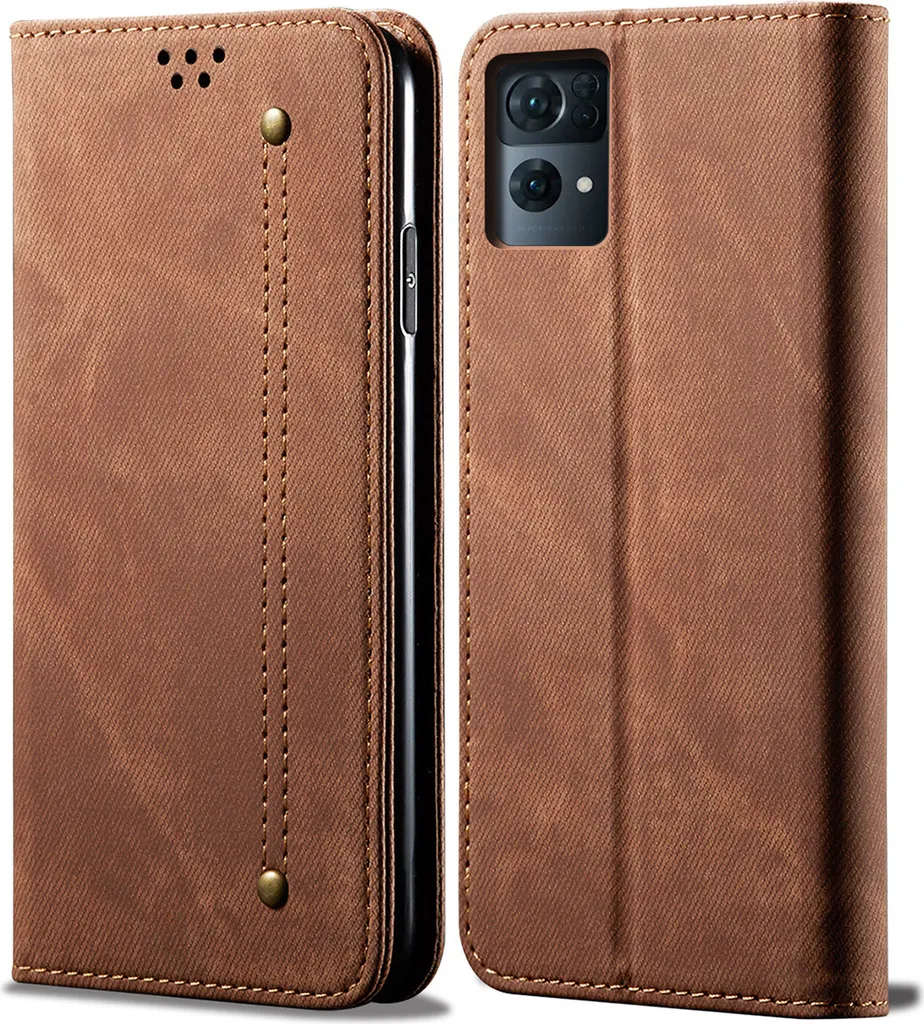 Recensione Custodia OPPO Reno7 Pro 5G Portafoglio Pelle Marrone