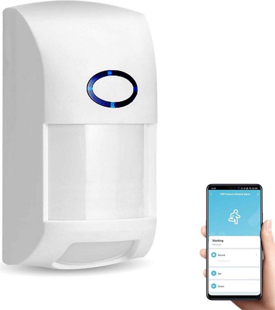 Intelligenter Bewegungsmelder, WLAN-Sicherheitsalarm mit er Produktbild 