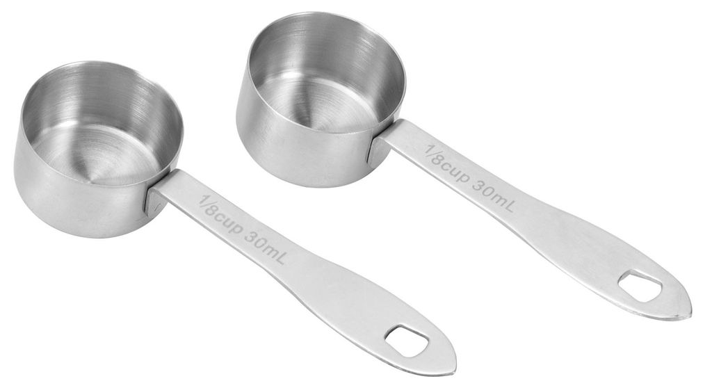 2 Stück 30 ml Edelstahl-Kaffeelöffel mit langem Griff für Milchpulver