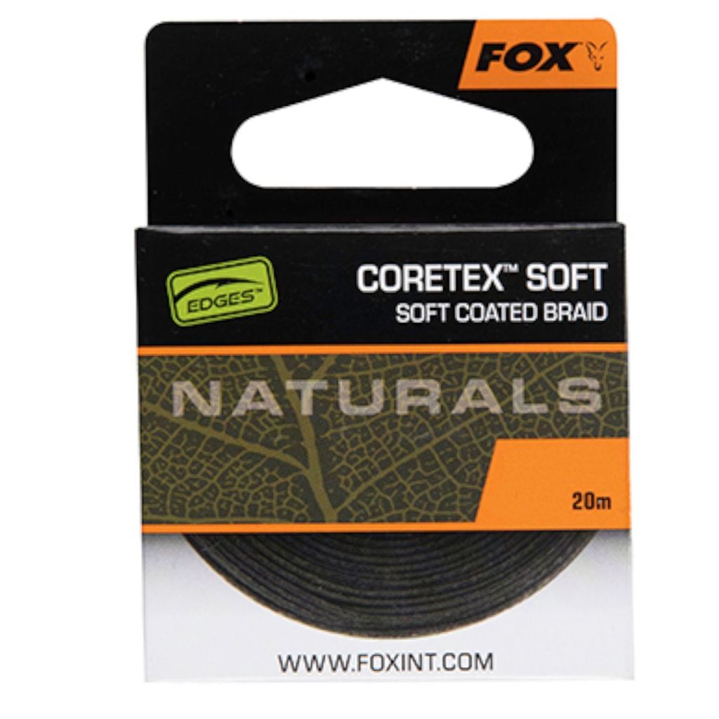 Fox Fishing Edges Naturals Coretex Soft 20 m 35 lbs-15,8 kg Produktbild 