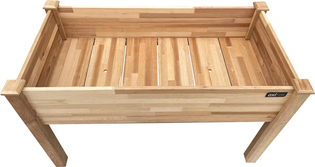 Bac à fleurs surélevé 122cm idéal pour cultiver sur balcon et patio - 7