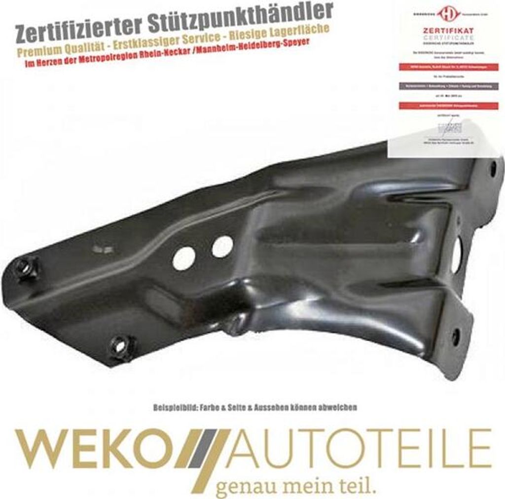 Karosserie vorne rechts DIEDERICHS 2215252 für VW