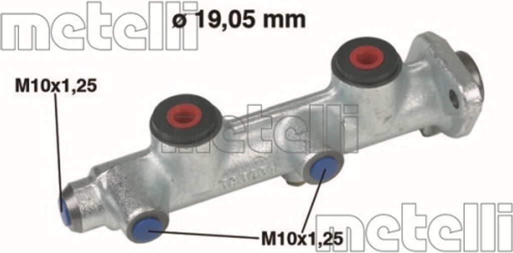 Hauptbremszylinder Metelli 05-0068 für Fiat