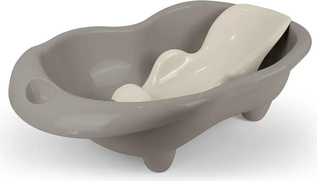 Baignoire DOLU 85cm avec transat gris 72702 pour le bain de bébé