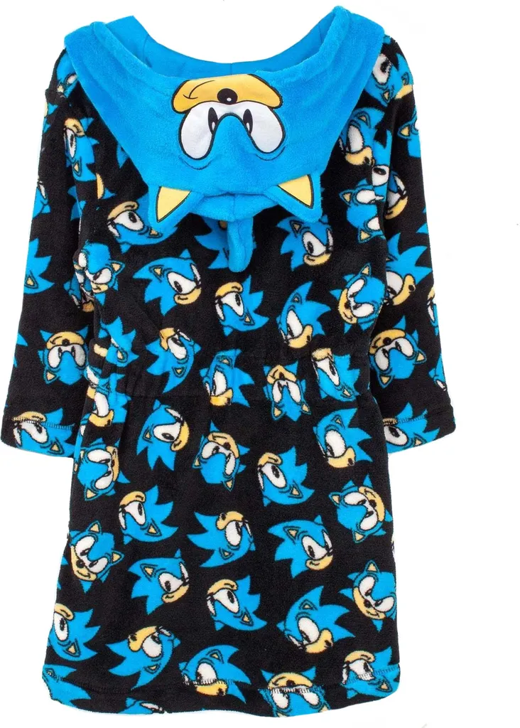 Sonic The Hedgehog - Vestaglia per bambini NS6761 (134) (Nero/Blu) - 2