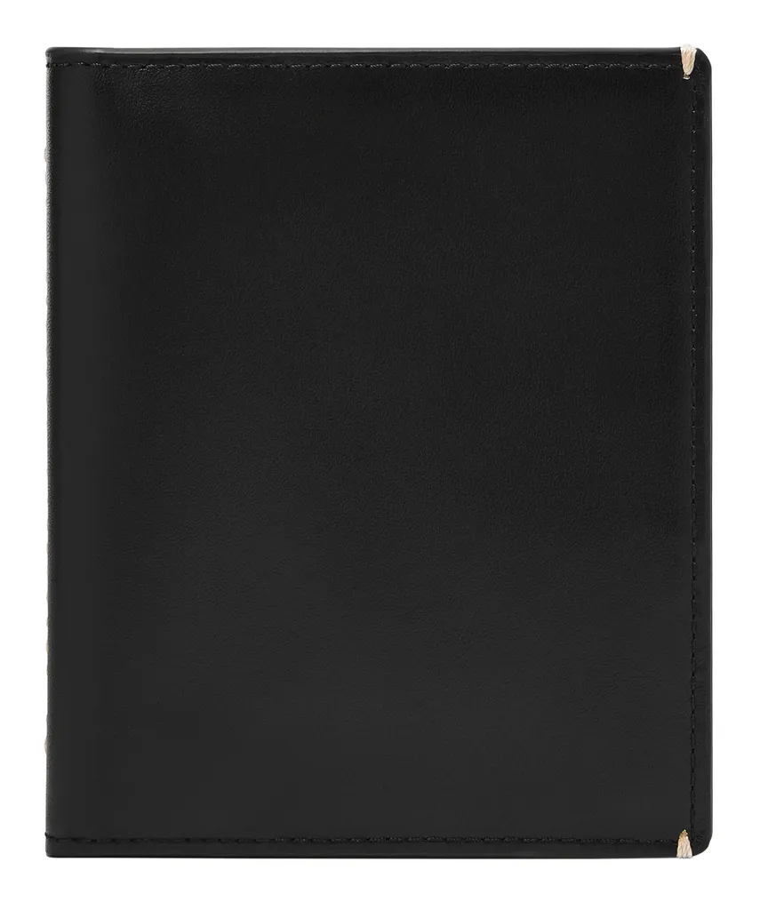 FOSSIL Gift Passport Case : Étui carte d'identité noir compact - 3