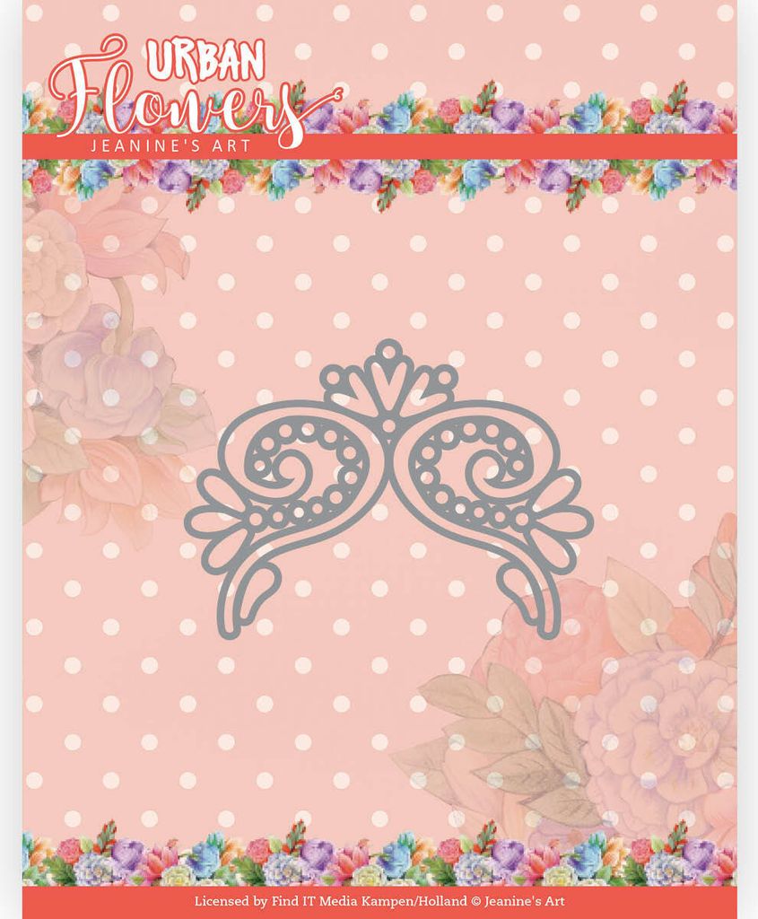 Stanzschablone - Jeanines Art - Urban Flowers - Urban Ecke