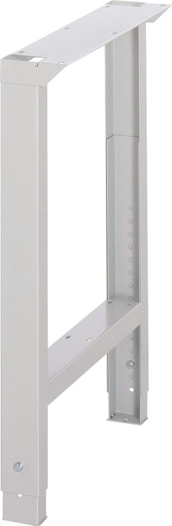 Tecwerk Werkbankfuß BK 650 verstellbar H750-1100xB70/120mm lichtgrau, RAL 7035 - 1 Stk.