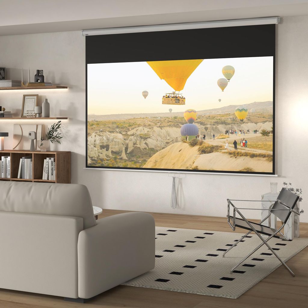 Beamer Leinwand 120 Zoll, Projektionsleinwand 16:9, 4K Produktbild 