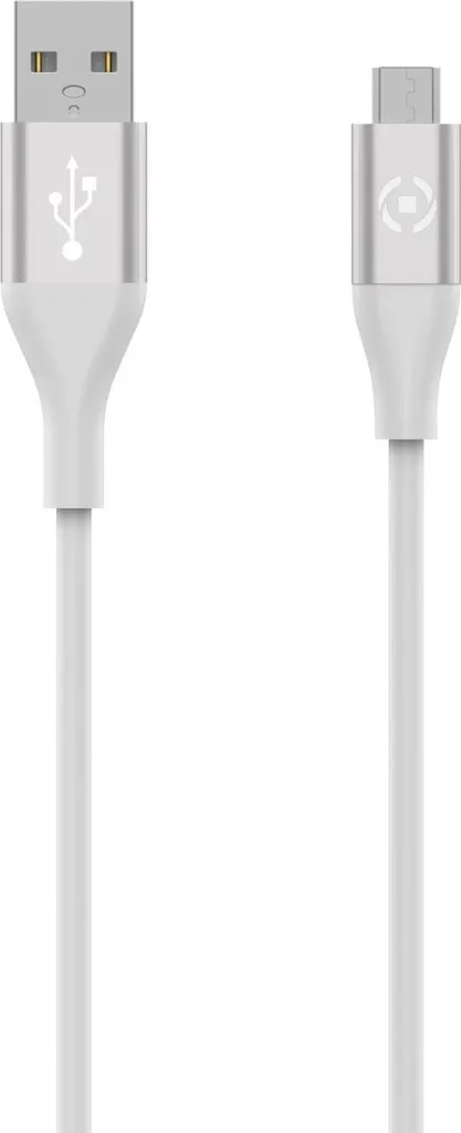 Celly USBMICROCOLORWH Cavo Micro-USB 1,5m Bianco Soft-Touch | Offerta