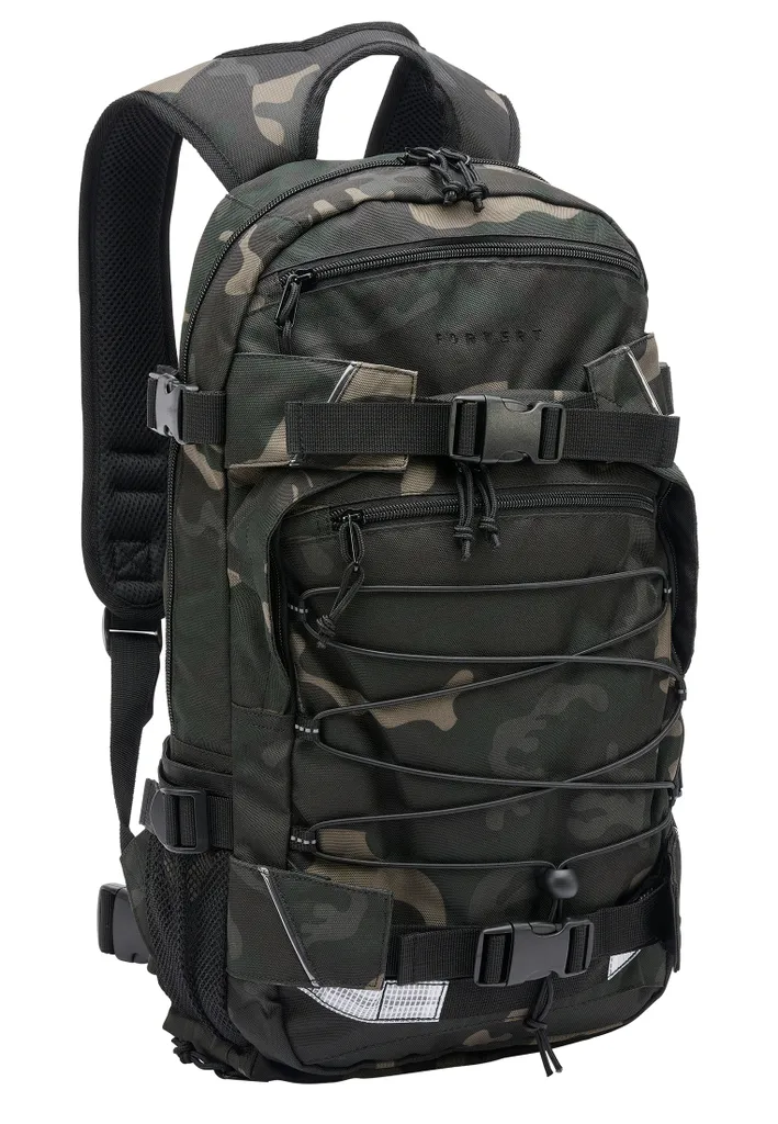 Sac à dos Forvert Louis Dark Camo confortable pour dos sensible et Ville
