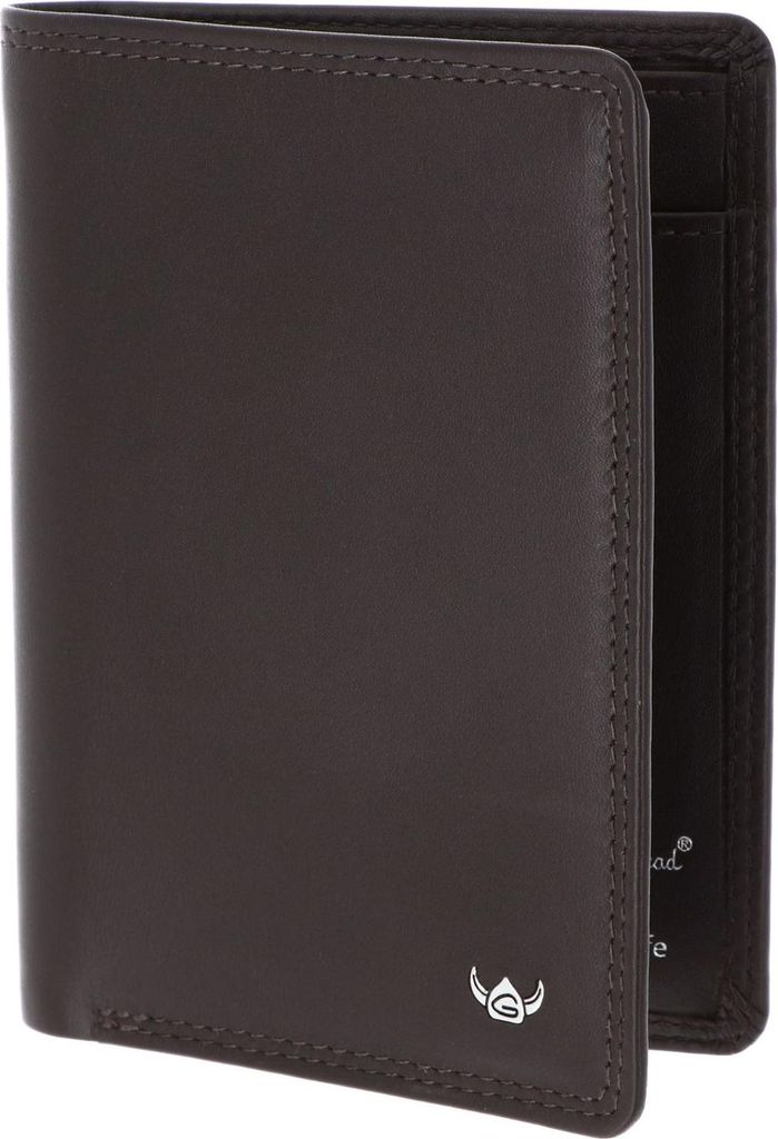 Golden Head Leder Polo RFID Protect Ausweisetui 4481 Dunkelbraun
