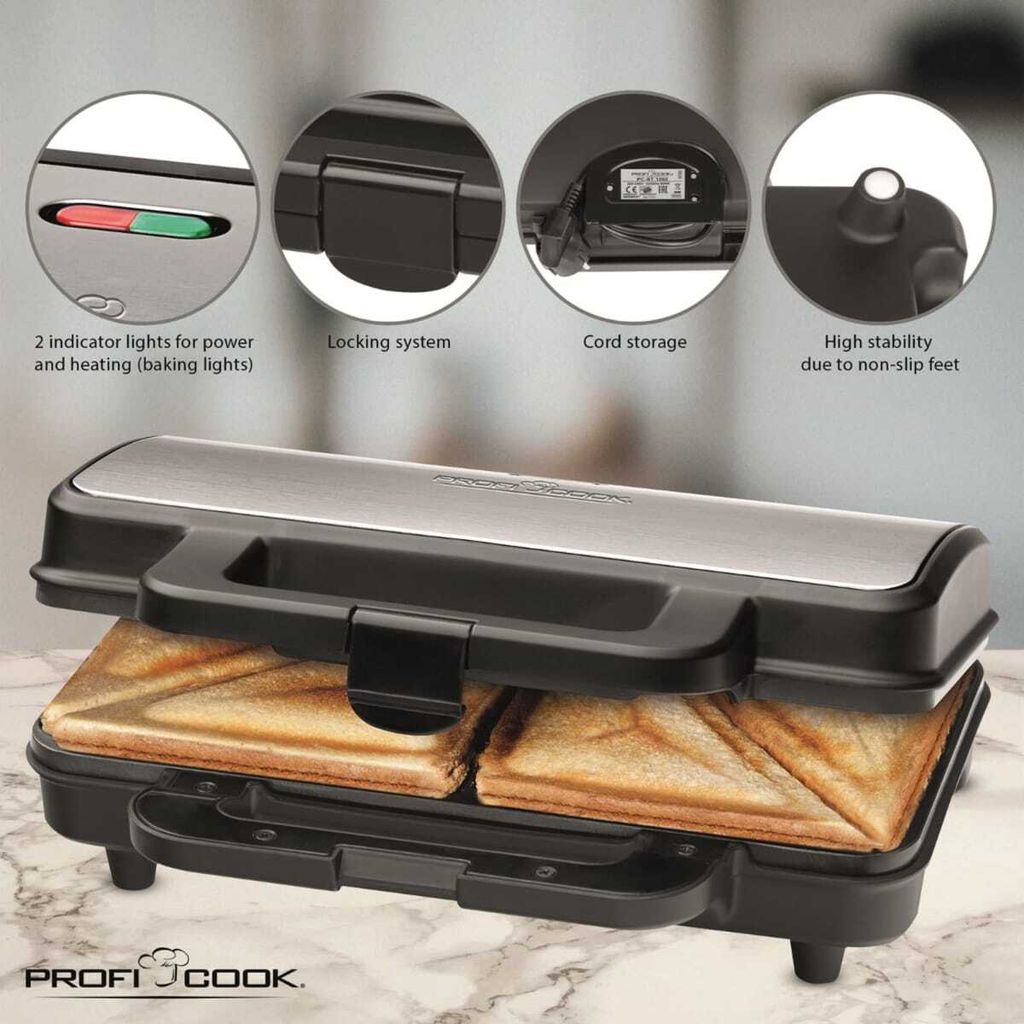 ProfiCook PC-ST1092 Sendvičovač XXL 900W Obrázek produktu 6