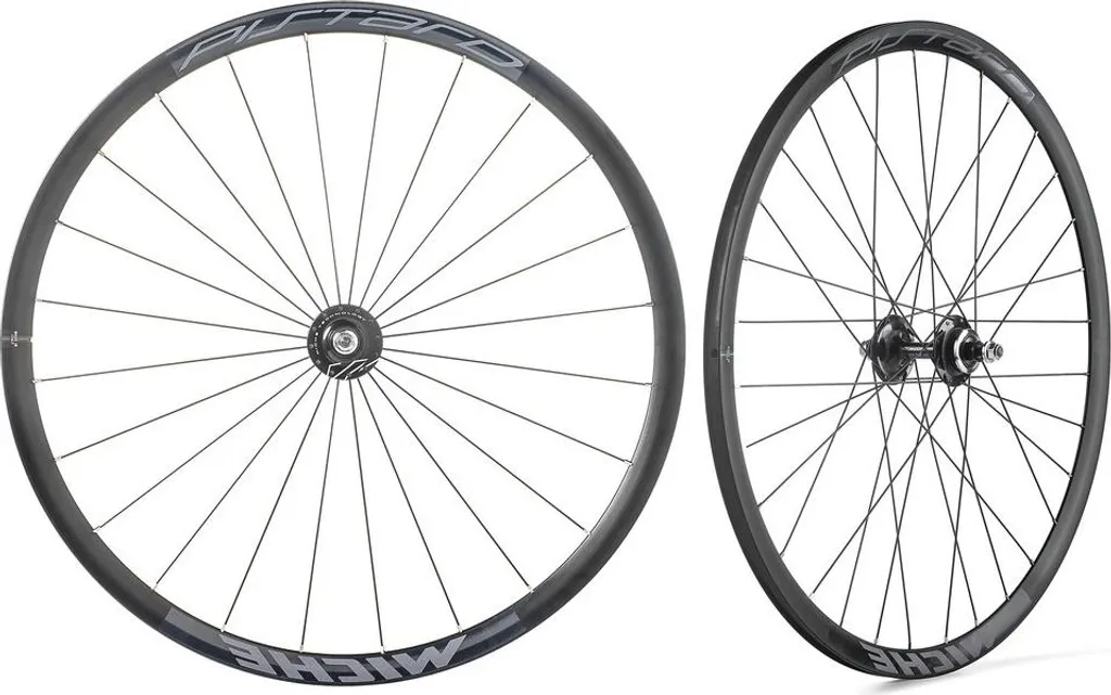 Paire de roues rigides Miche Pistard 622-15C noires pneu